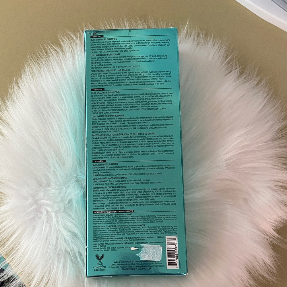 Malibu Curl Wellness Hair Care Set -new in box - Picture 2 of 7